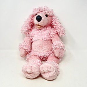 Build-A-Bear Plush Pink French Poodle Weighted Paws 18” Very Good‎ Condition